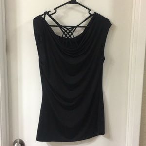 Cynthia Rowley sleeveless top w/ accent